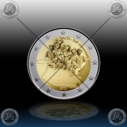 2 EURO MALTA 2013 UNC